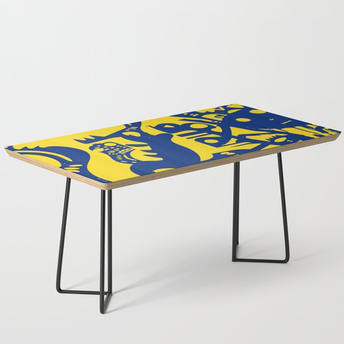 Blue Sweet Monsters in the Sun Street Art Graffiti Design Coffee Table Gallery Image 1