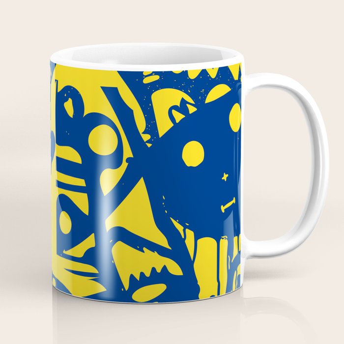 Blue Sweet Monsters in the Sun Street Art Graffiti Design Coffee Mug Gallery Image 1