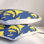 Blue Sweet Monsters in the Sun Street Art Graffiti Design Pillow Sham Gallery Image 3