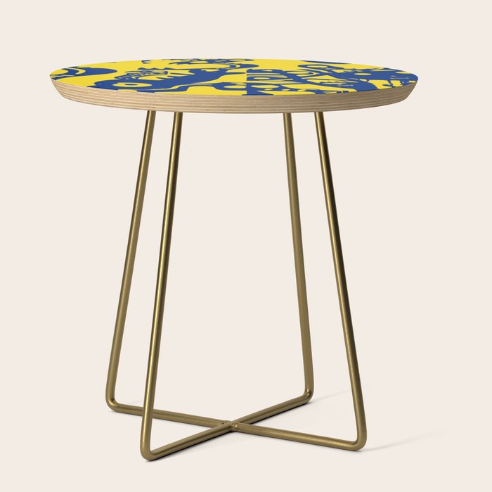 Blue Sweet Monsters in the Sun Street Art Graffiti Design Side Table Gallery Image 1