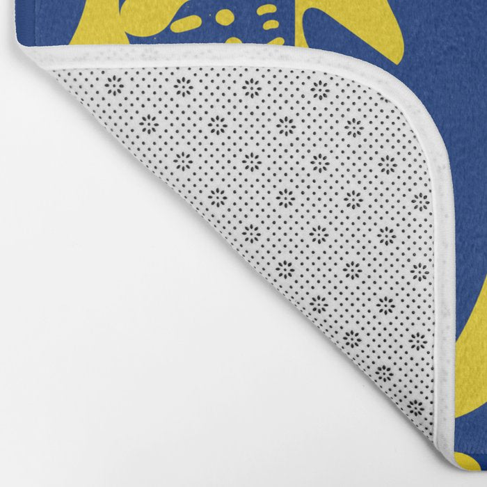 Blue Sweet Monsters in the Sun Street Art Graffiti Design Bath Mat Gallery Image 2