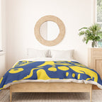 Blue Sweet Monsters in the Sun Street Art Graffiti Design Duvet Cover Gallery Image 3