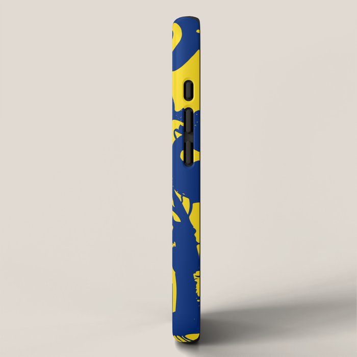 Blue Sweet Monsters in the Sun Street Art Graffiti Design iPhone Case Gallery Image 2