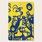 Blue Sweet Monsters in the Sun Street Art Graffiti Design Cutting Board Gallery Image 1