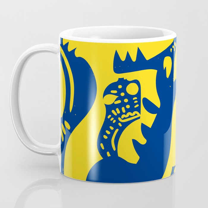 Blue Sweet Monsters in the Sun Street Art Graffiti Design Coffee Mug Gallery Image 3