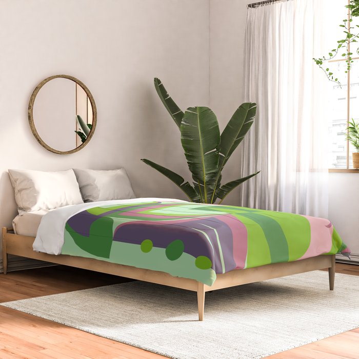 Feel the Air No.2 Comforter Gallery Image 2