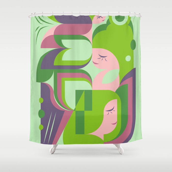 Feel the Air No.2 Shower Curtain Gallery Image 1