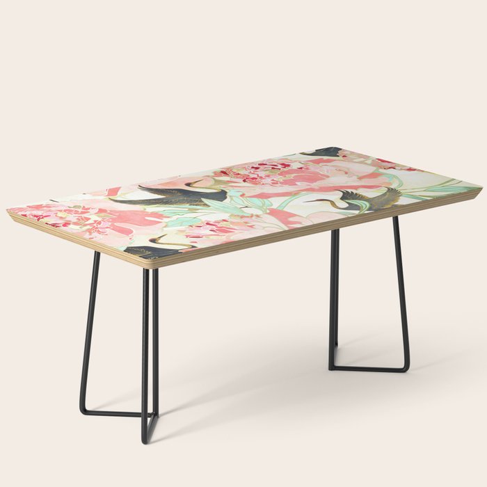 Floral Cranes Coffee Table Gallery Image 1