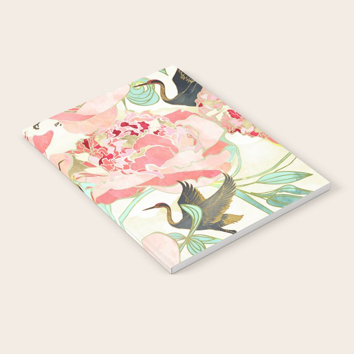 Floral Cranes Notebook Gallery Image 2