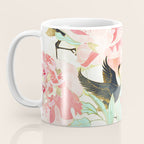 Floral Cranes Coffee Mug Gallery Image 3