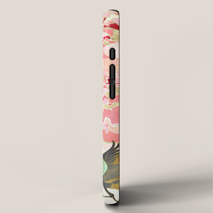 Floral Cranes iPhone Case Gallery Image 2