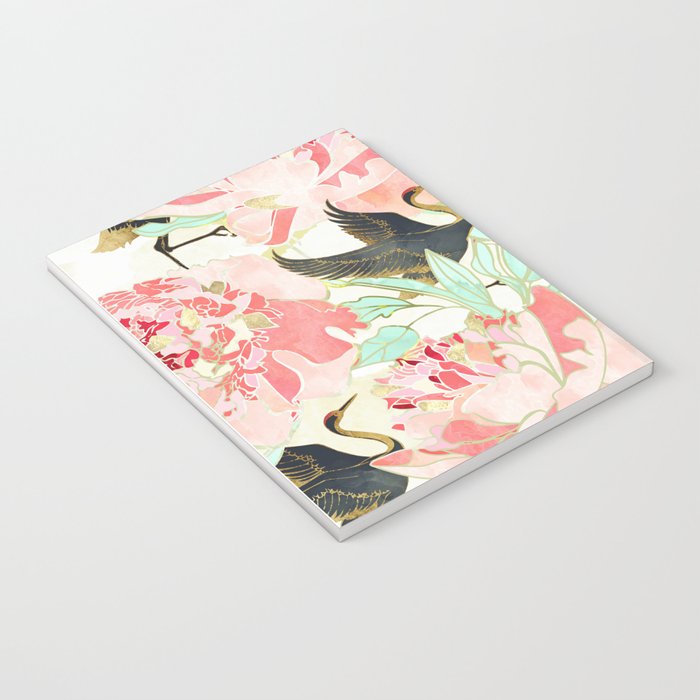 Floral Cranes Notebook Gallery Image 3