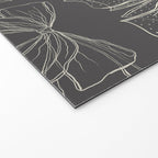Romantic Bows Gray Pattern Welcome Mat Gallery Image 2