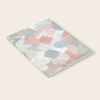 Paris Peonies - Coral Peach Pink Sage Green Mint Spring Flowers Abstract Nature Painting Art Notebook Gallery Image 2