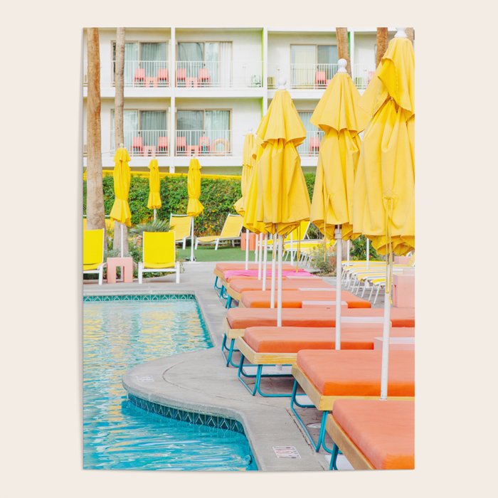 Swimming in Palm Springs - Travel Photography Poster