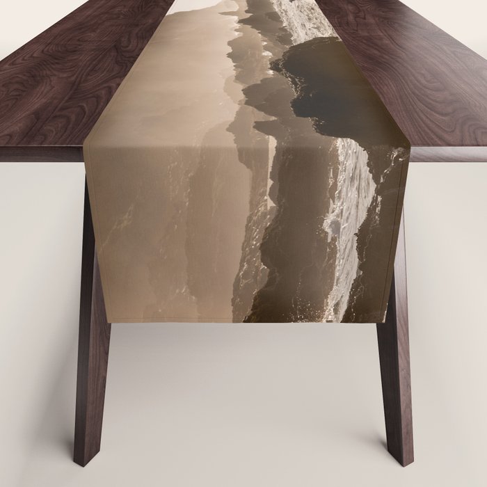 Pacific Coast Summer Beach Sunset Table Runner Gallery Image 1