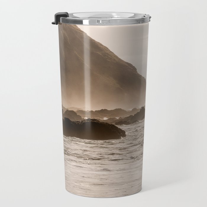 Pacific Coast Summer Beach Sunset Travel Mug Gallery Image 3