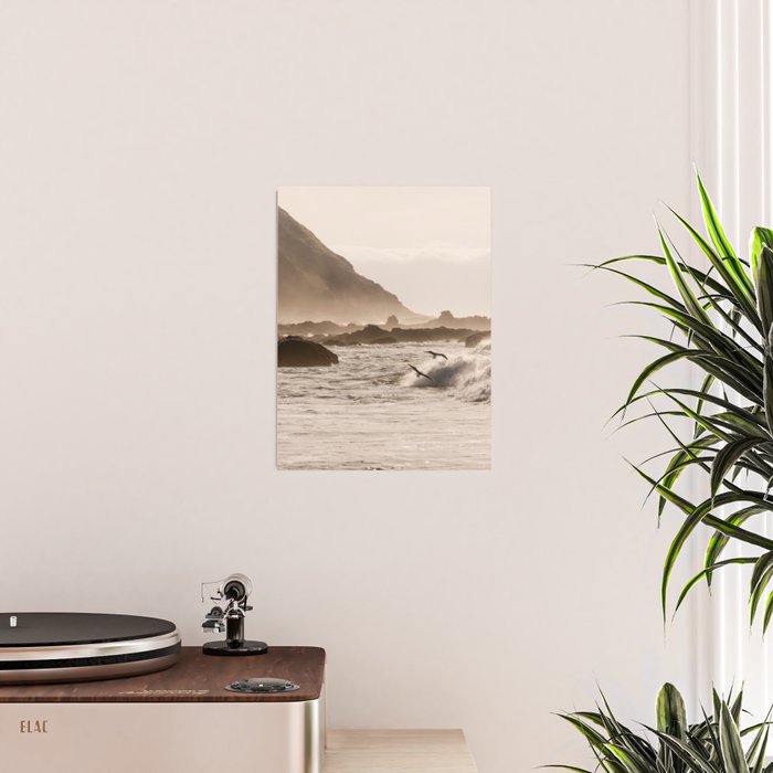Pacific Coast Summer Beach Sunset Poster Gallery Image 2