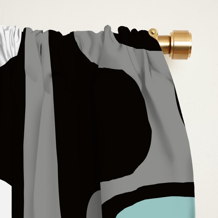 Mid Century Modern Art 2.5 Window Curtain Gallery Image 2