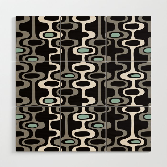 Mid Century Modern Art 2.5 Wood Wall Art Gallery Image 1