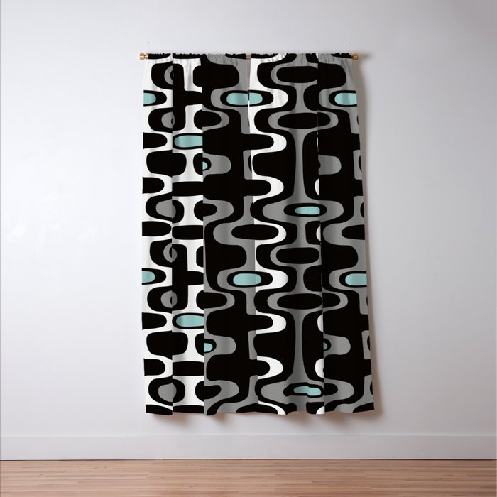 Mid Century Modern Art 2.5 Window Curtain Gallery Image 3