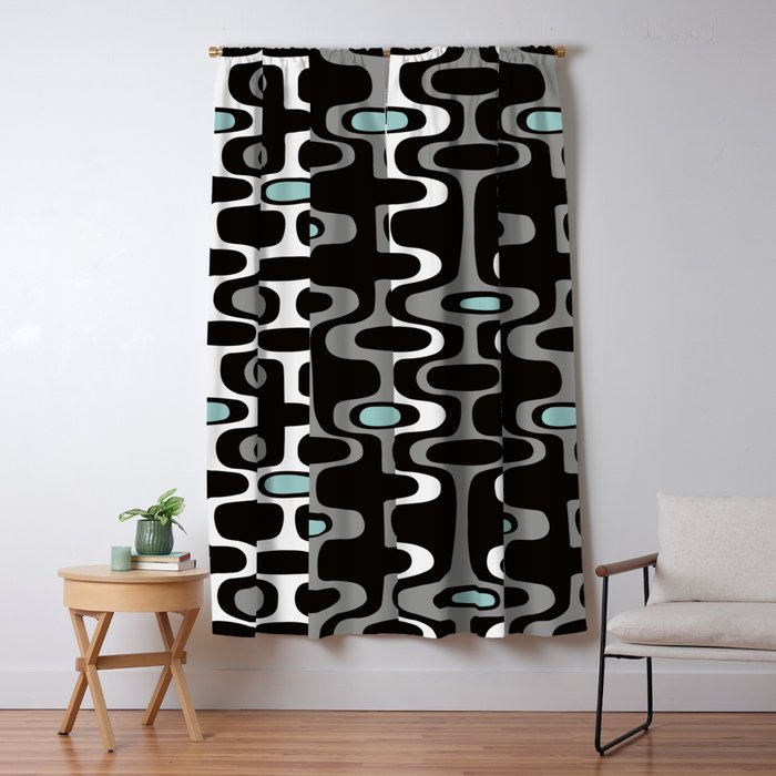 Mid Century Modern Art 2.5 Window Curtain Gallery Image 1
