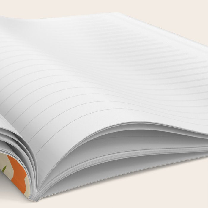 Colorful retro star shape art pattern Notebook Gallery Image 2