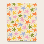 Colorful retro star shape art pattern Notebook Gallery Image 4