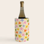 Colorful retro star shape art pattern Wine Chiller Gallery Image 3