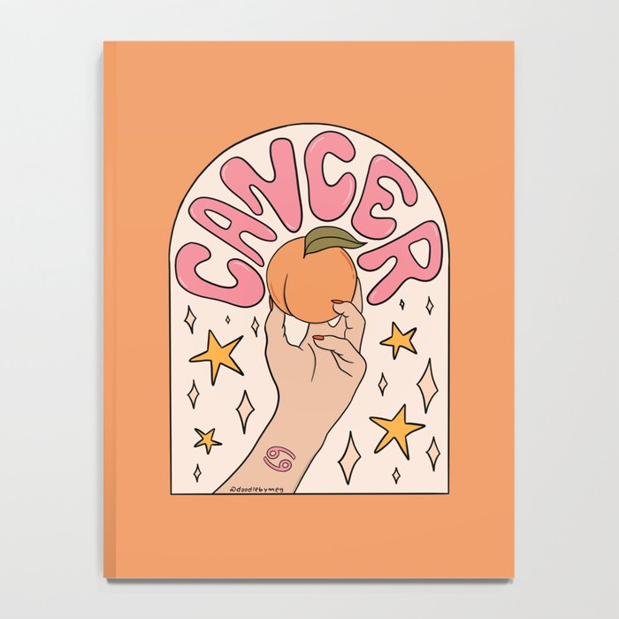 Cancer Peach Notebook Gallery Image 4
