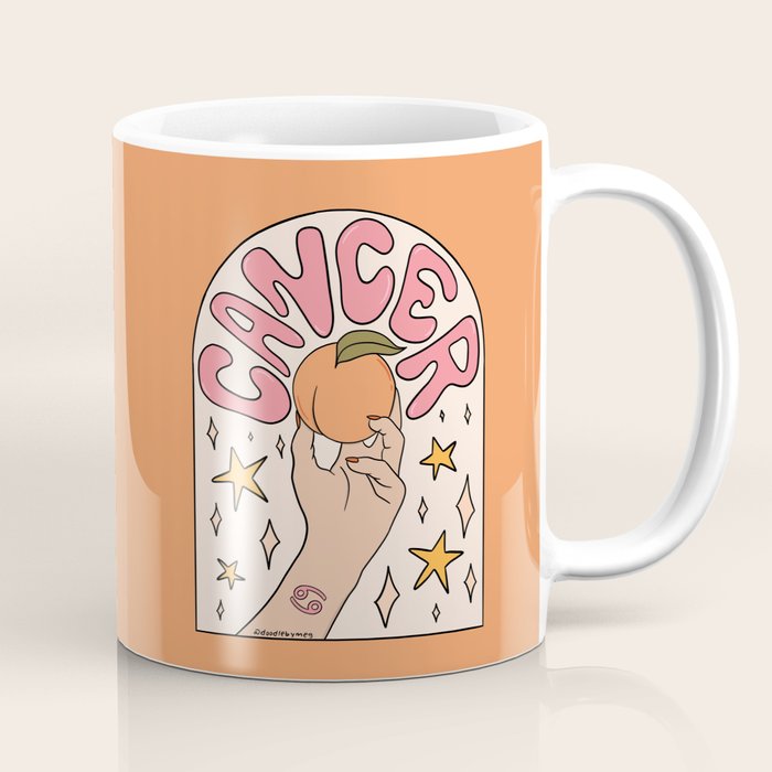Cancer Peach Coffee Mug Gallery Image 1