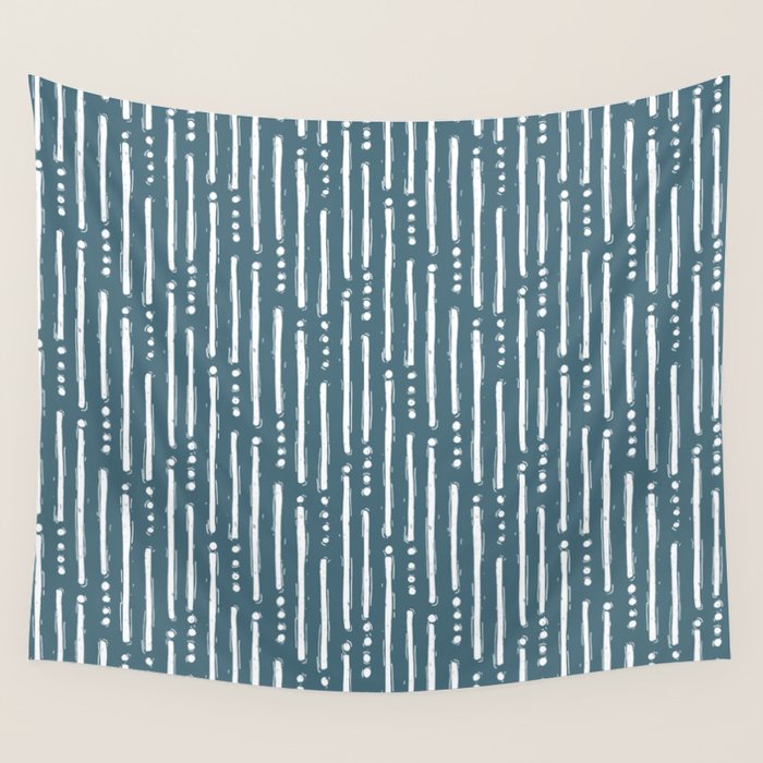 Lines in the Surf Wall Tapestry Gallery Image 1