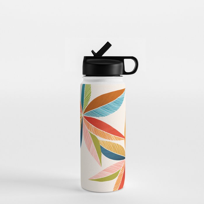 Multicolorful Leaf Design Water Bottle Gallery Image 1