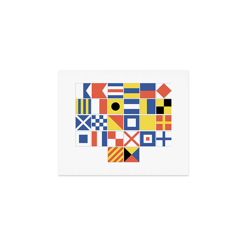 Nautical Flags Art Print Gallery Image 1
