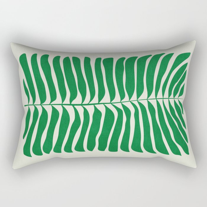 JAZZ FERNS 03 | Rain Forest Matisse Edition Rectangular Pillow Gallery Image 2