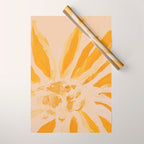 Sun Blooming Flower Wrapping Paper Gallery Image 1