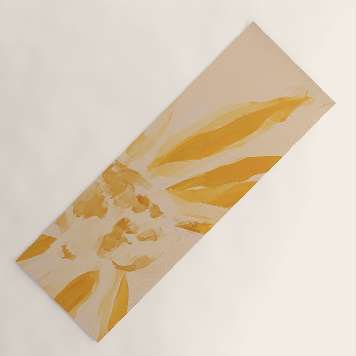 Sun Blooming Flower Yoga Mat Gallery Image 1