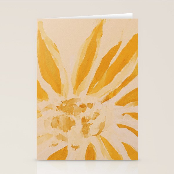 Sun Blooming Flower Stationery Card Gallery Image 2