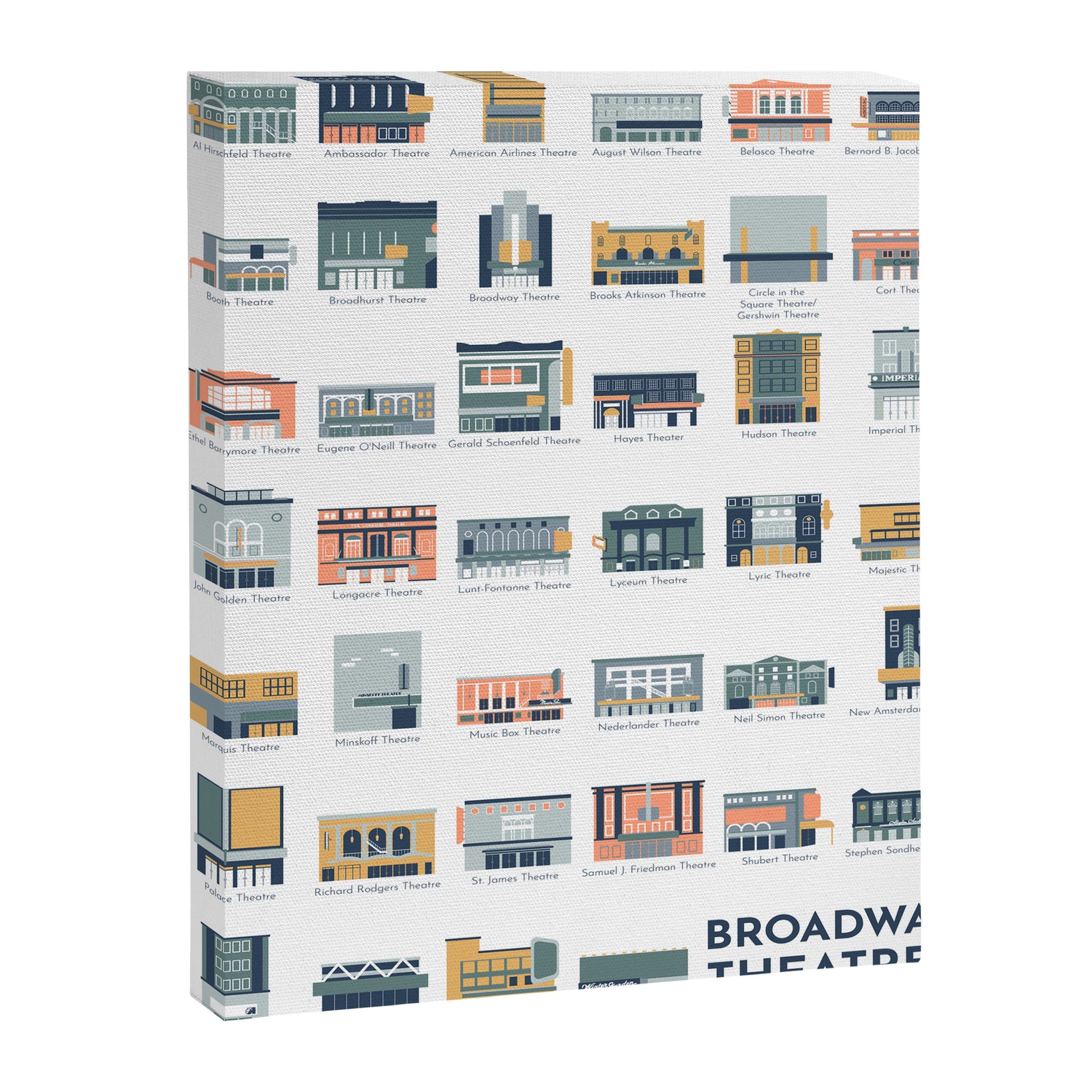 Broadway Theatres Canvas Print Gallery Image 3