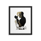 Dissonance - NOODDOODs (GOLD DOESN'T PRINT SHINY) Framed Art Print Gallery Image 4