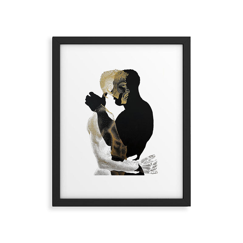 Dissonance - NOODDOODs (GOLD DOESN'T PRINT SHINY) Framed Art Print Gallery Image 4