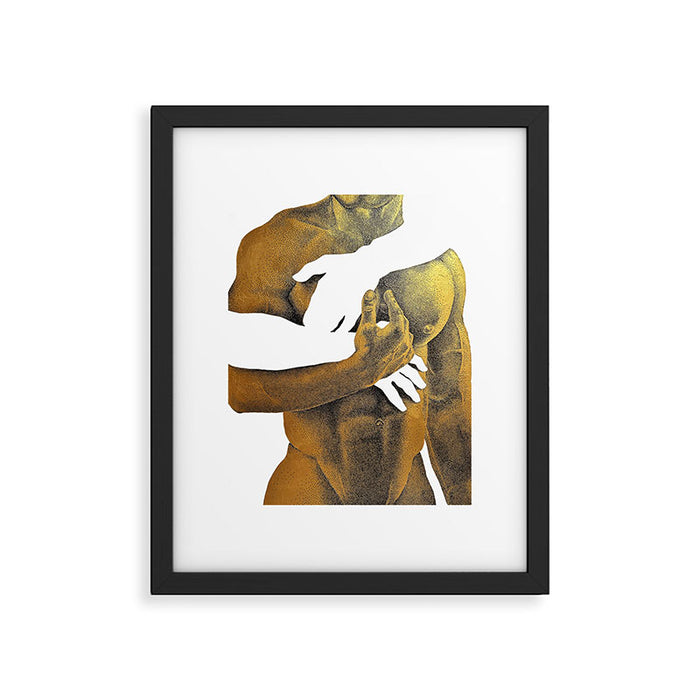 Echoes II - NOODOOD Painting (Gold doesn't print shiny) Framed Art Print Gallery Image 1