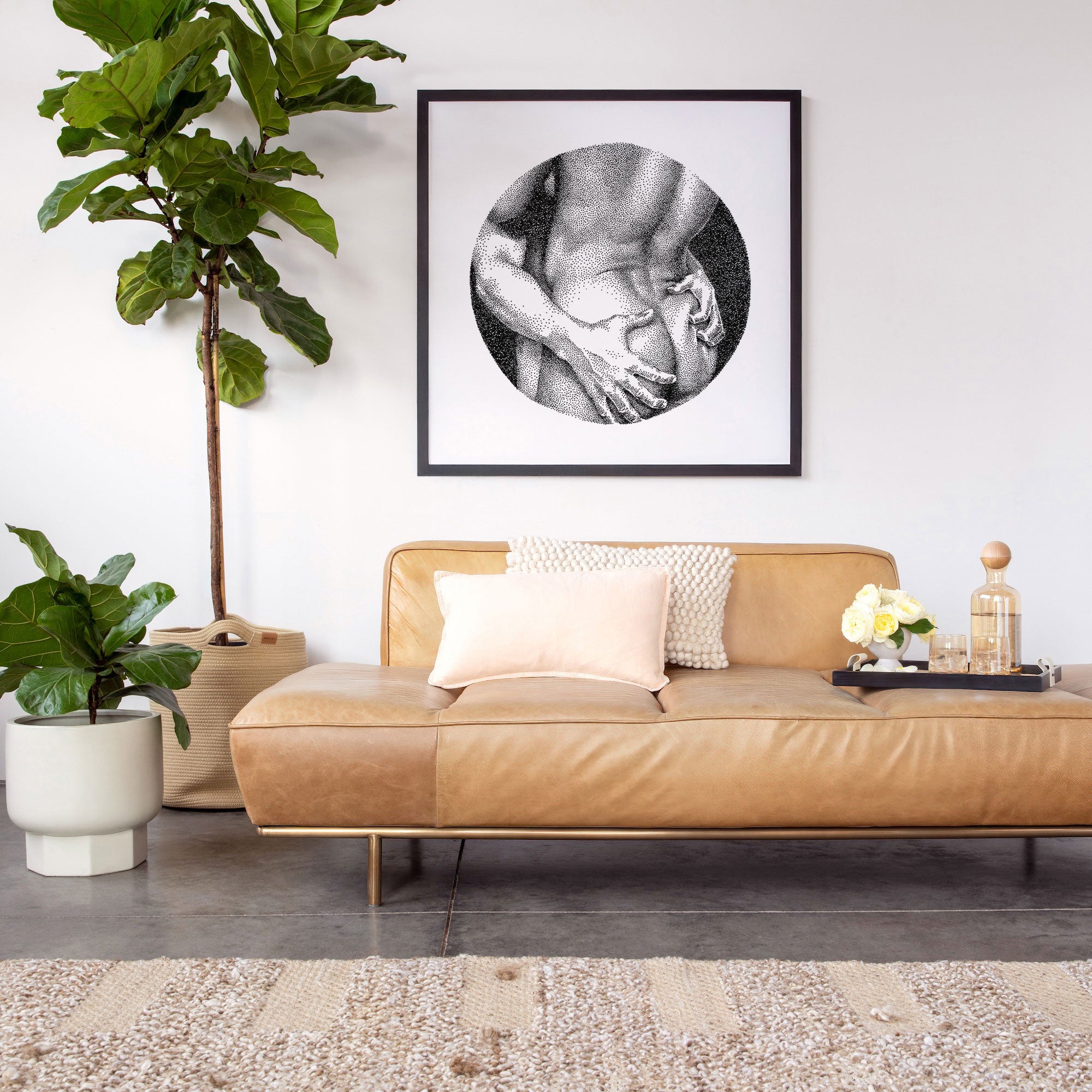 Grab - NOODDOOD Framed Art Print Square Gallery Image 2