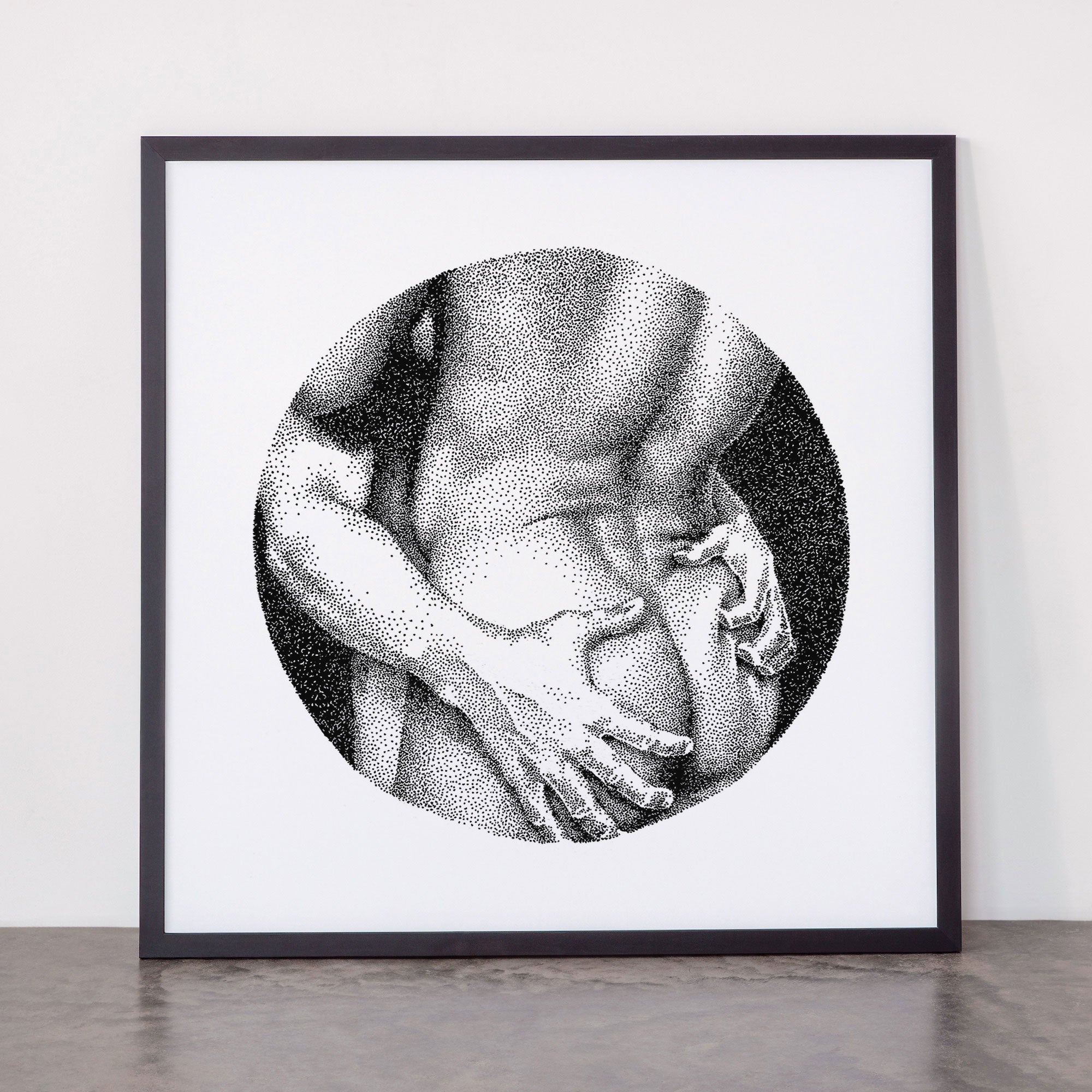 Grab - NOODDOOD Framed Art Print Square Gallery Image 1