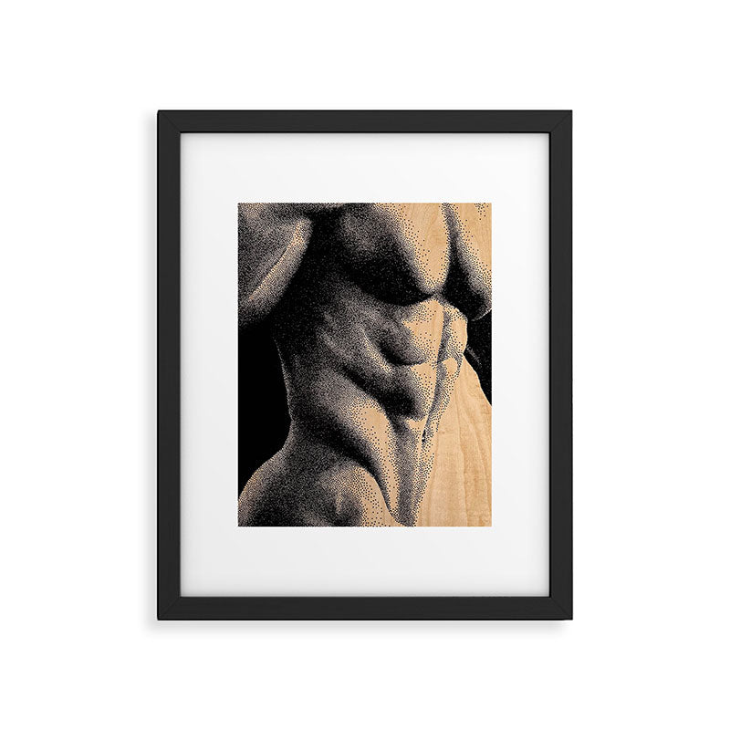 Grained - NOODDOOD Painting Framed Art Print Gallery Image 4