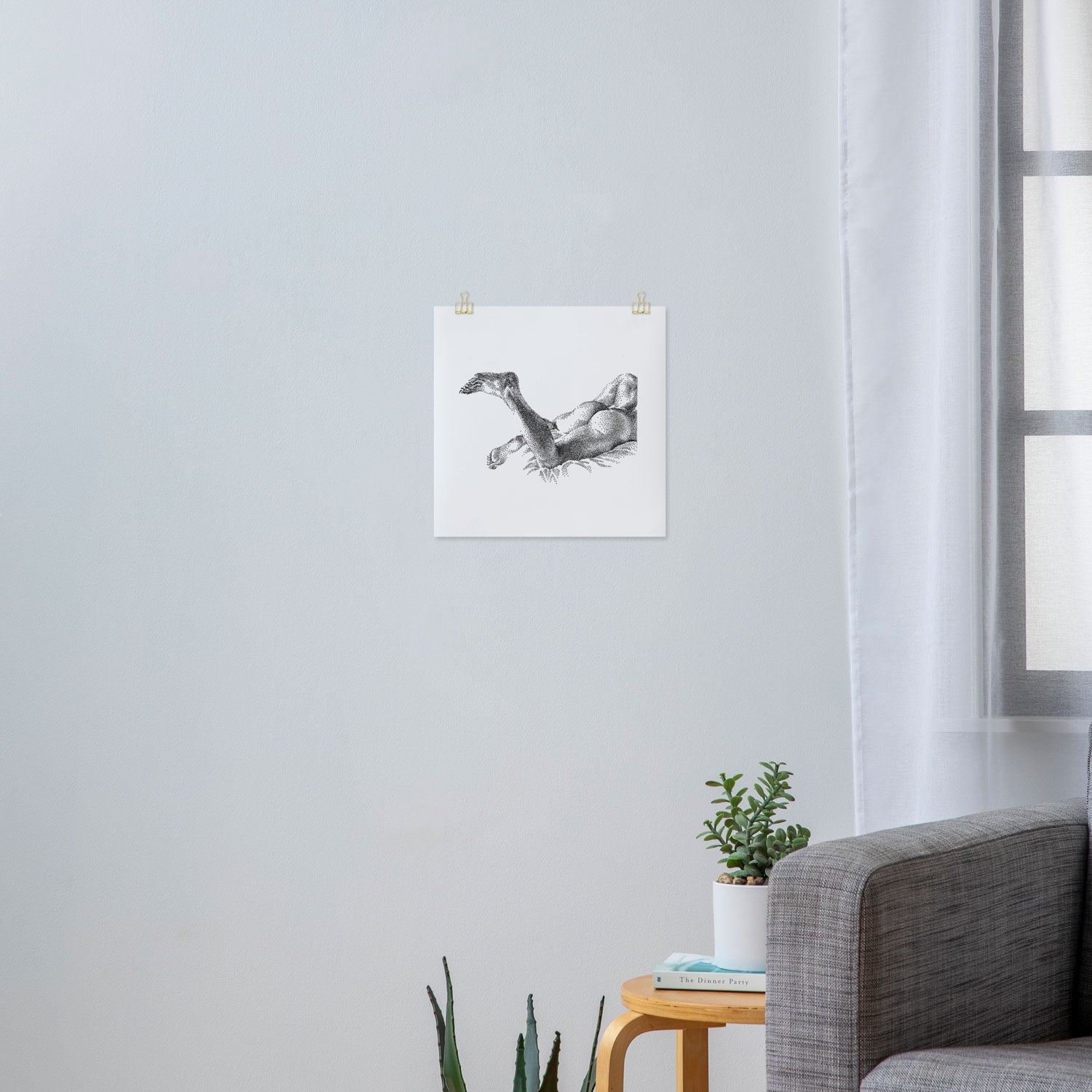 Kyle NOODDOOD Art Print Square Gallery Image 3