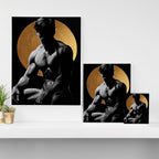 Luminosity of Apollo (gold doesn't print shiny) Canvas Print Gallery Image 3