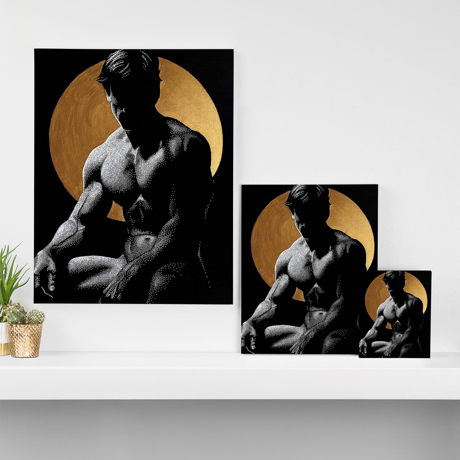 Luminosity of Apollo (gold doesn't print shiny) Canvas Print Gallery Image 3