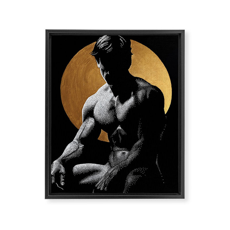 Luminosity of Apollo (gold doesn't print shiny) Framed Canvas Print Gallery Image 3