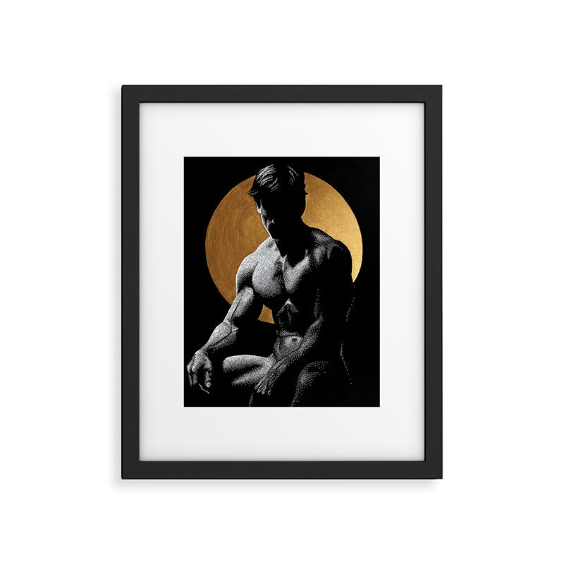 Luminosity of Apollo (gold doesn't print shiny) Framed Art Print